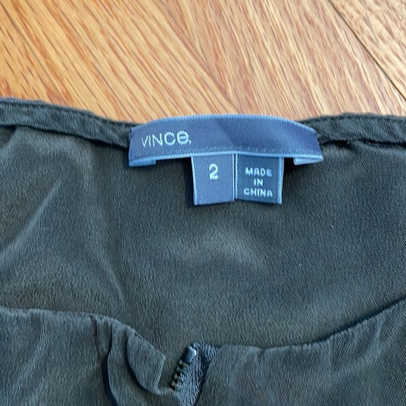 Vince silk one piece short sleeve jumpsuit size small 2 - Picture 4 of 8